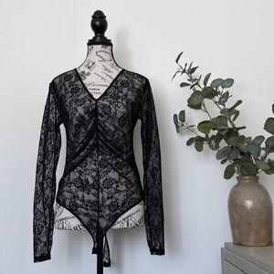 H&M Lace Bodysuit - Size M